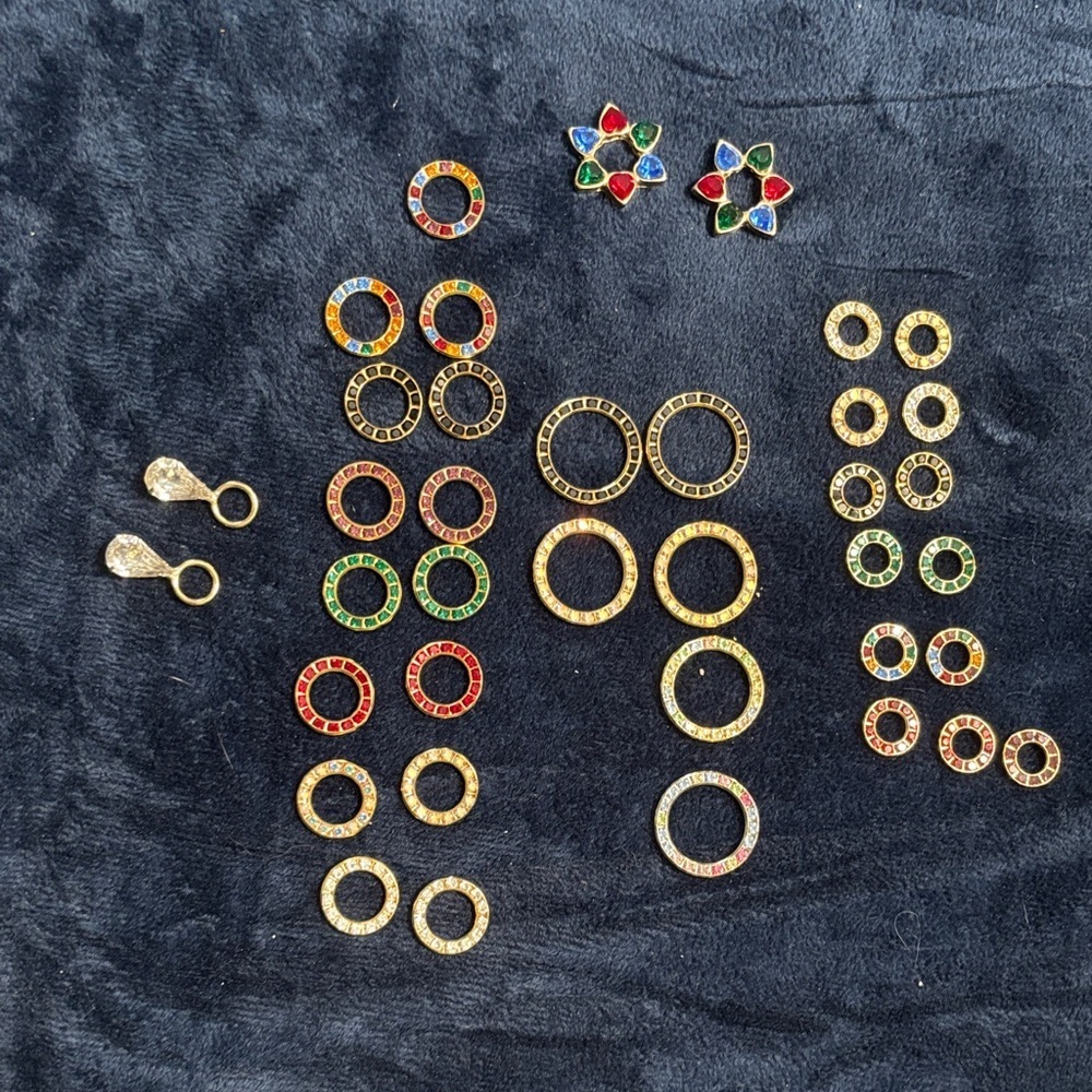Colorful Hoop Earring Hangles
